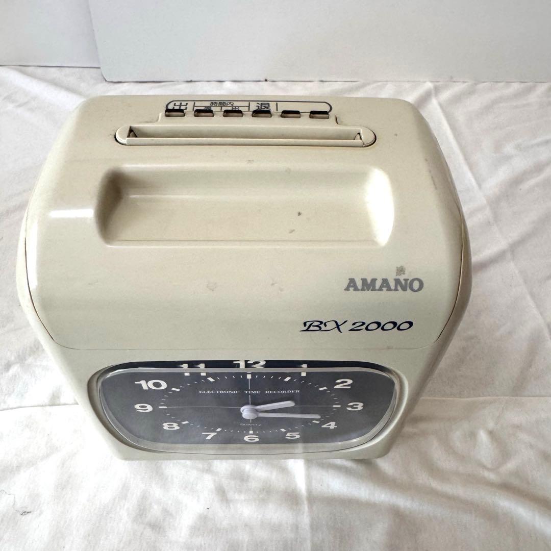 アマノ AMANO BX2000 タイムレコーダー　箱　取扱説明書付き