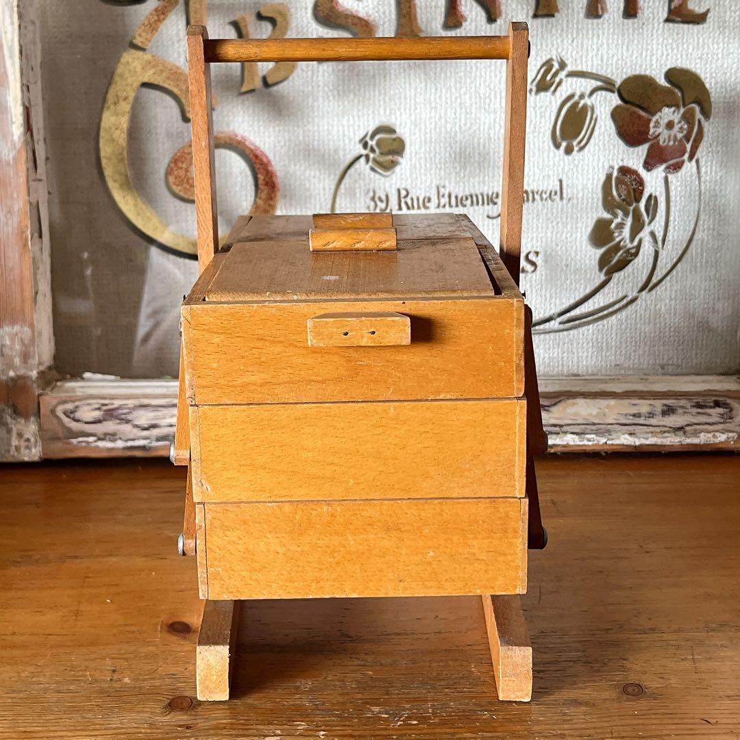 ちょっと小さめサイズのソーイングボックス