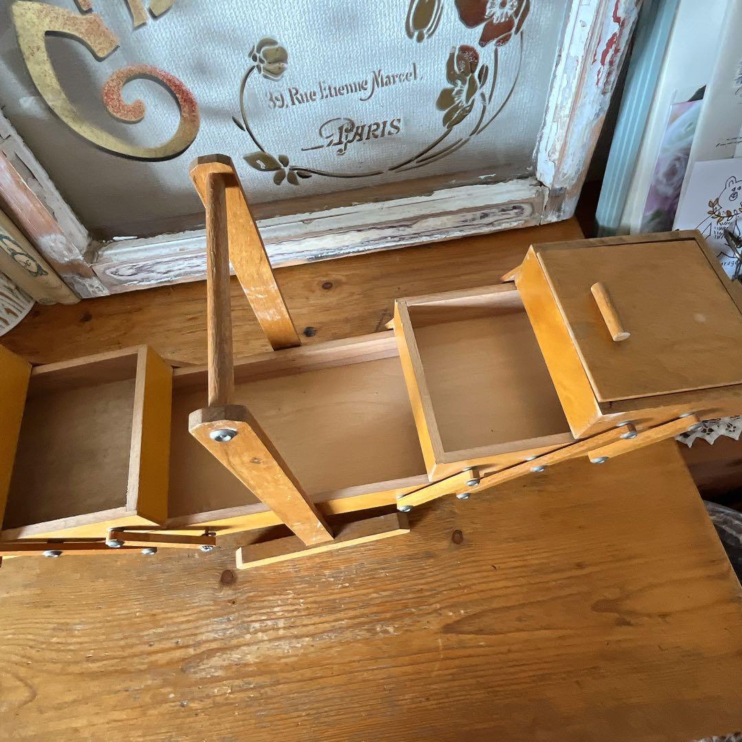 ちょっと小さめサイズのソーイングボックス