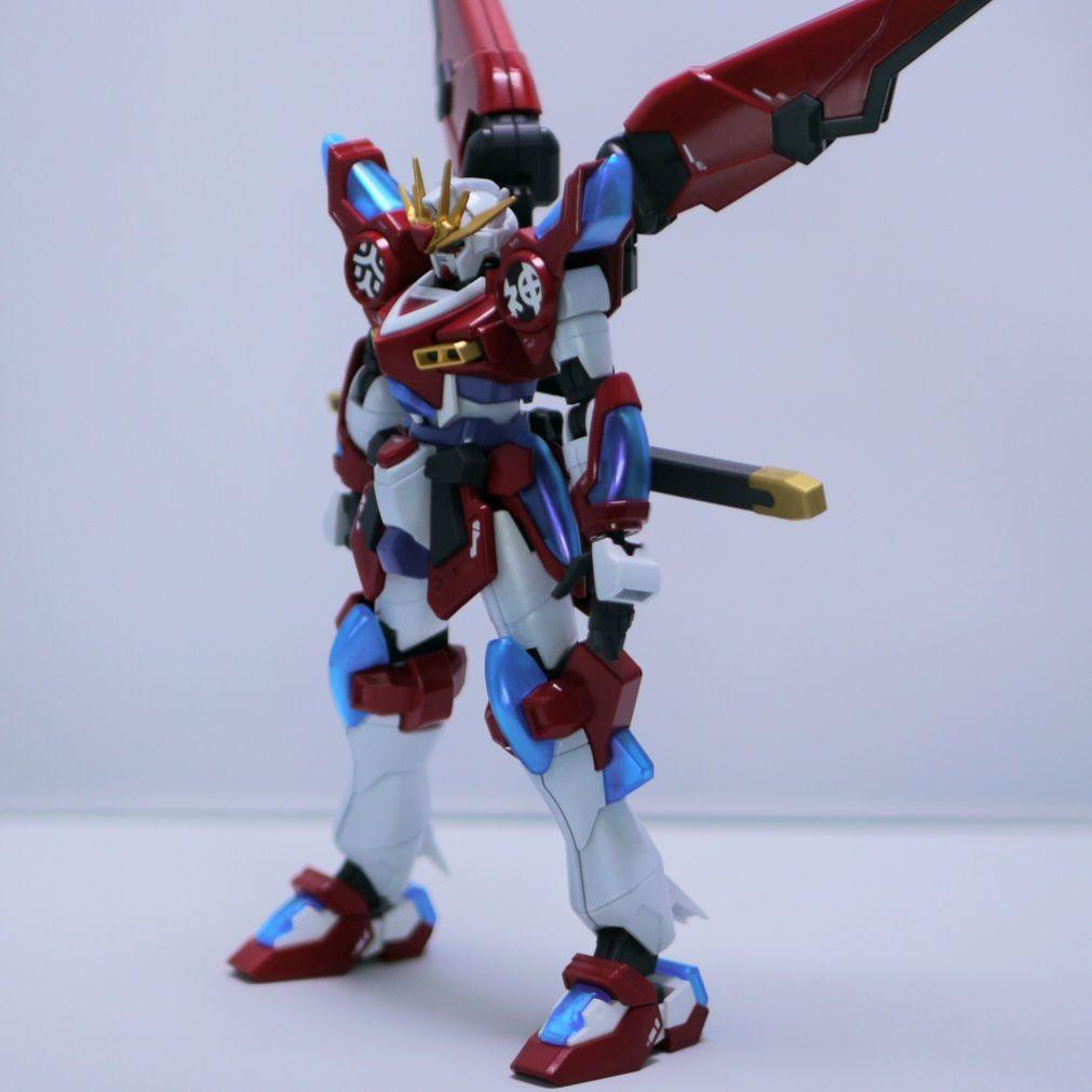 HG 神バーニングガンダム 塗装 完成品 バンダイ ガンプラ 1/144