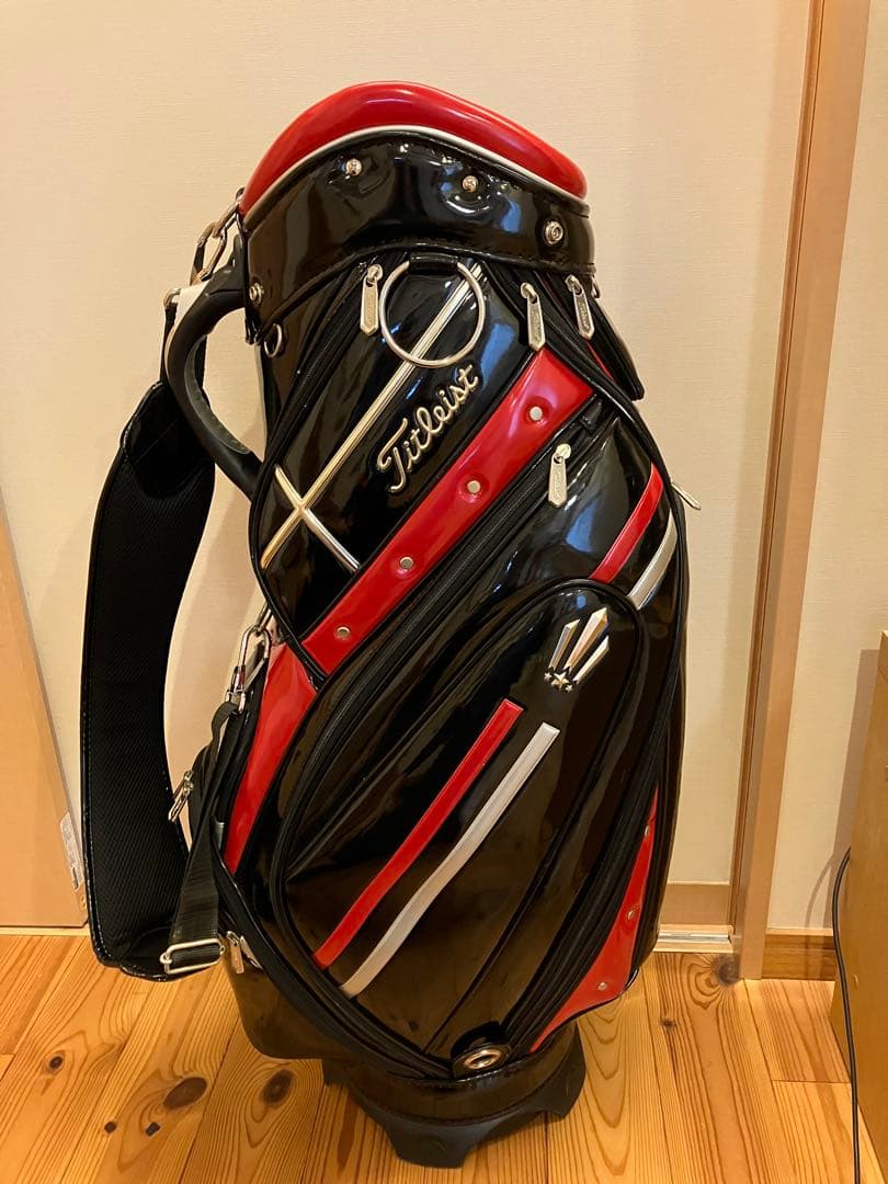 Titleist/タイトリスト エナメル キャディバッグ9.5型