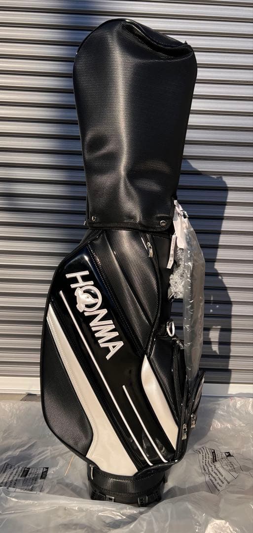 HONMA キャディバッグ ブラック/ホワイト