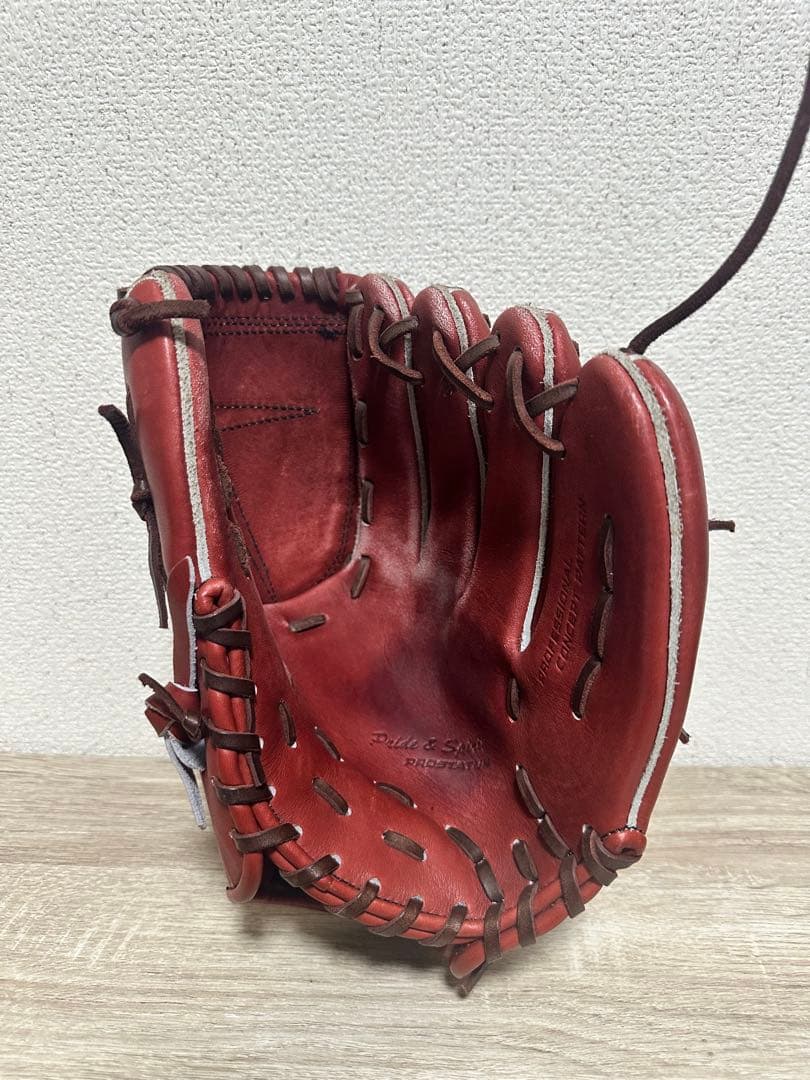 ki-no3ZETT プロステイタス 軟式グローブ 赤