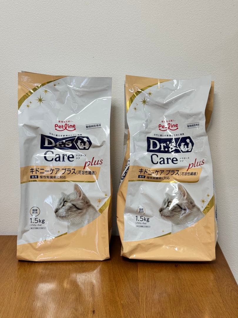 Dr's Care plus キドニーケアプラス　猫用 療法食 1.5kg×2袋