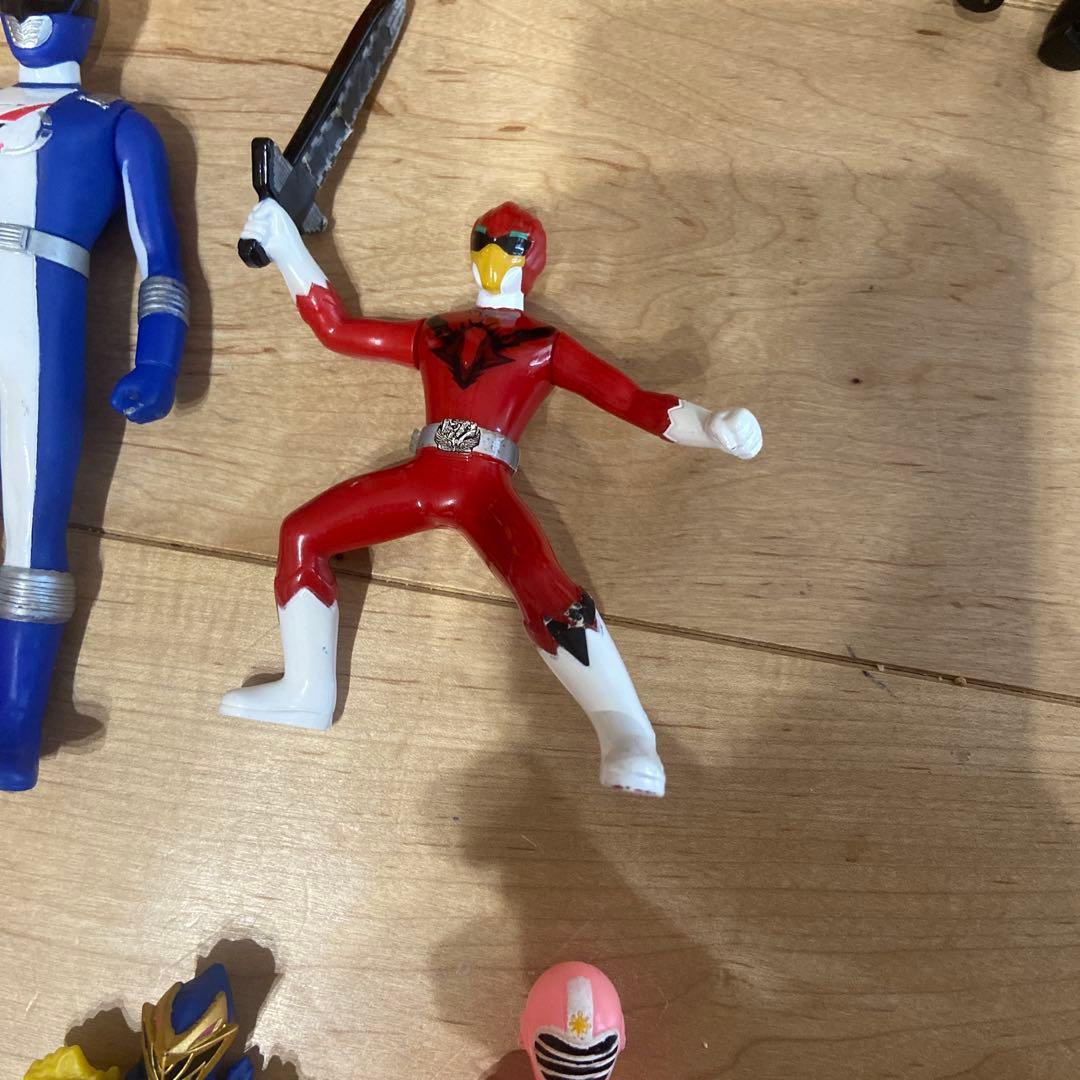 戦隊ヒーロー 可動フィギュアセット まとめ売り　昭和