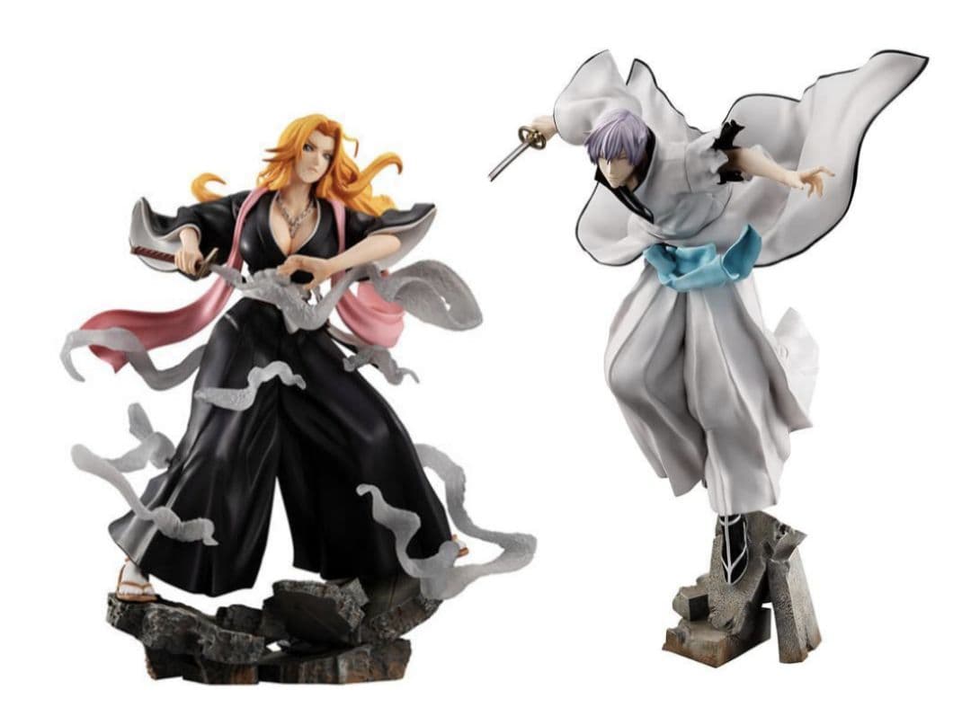 BLEACH ブリーチ　市丸ギン 松本乱菊　フィギュア メガハウス　G.E.M