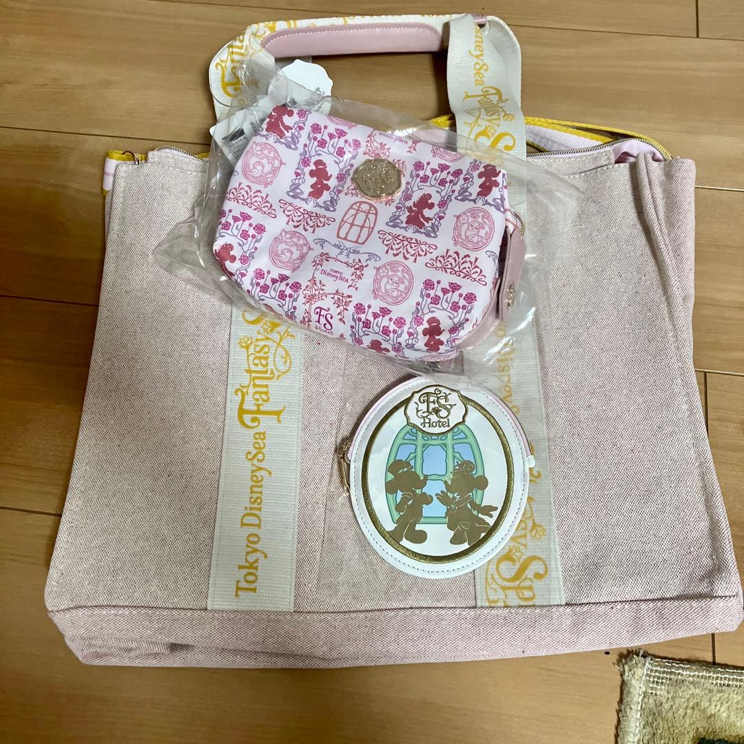 ファンタジースプリングスホテル　トートバッグ 3点セット　エクスクルーシブ