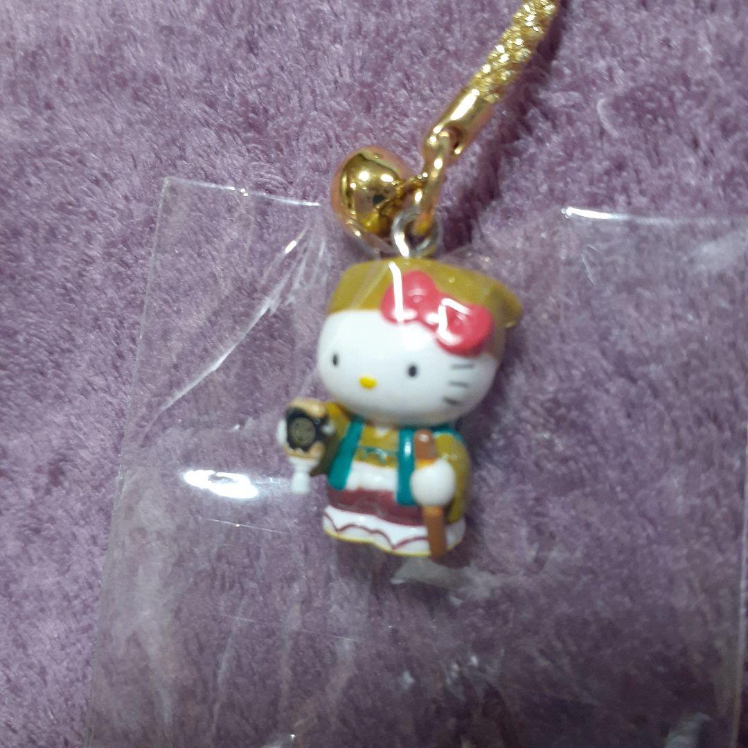 【E】ハローキティ　ご当地　地域限定　ストラップ　8点セット　カタログ付き