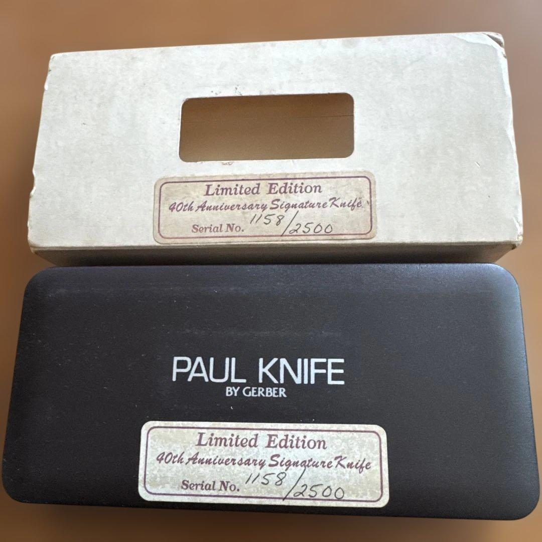 PAUL KNIFE 限定版 40周年記念