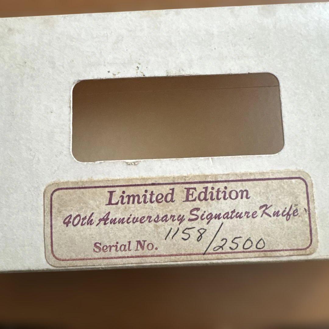  PAUL KNIFE 限定版 40周年記念