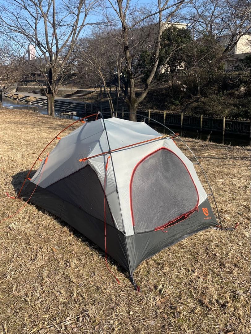 NEMO KUNAI 2P 山岳用4シーズンテント フットプリント付 ペグ未使用