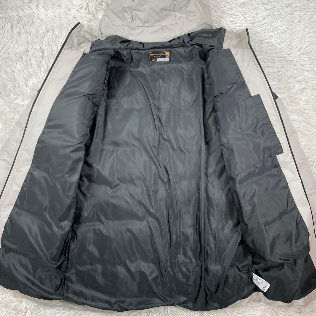近現行モデル　24AW MIZUNO PRO ダウンコート　Ｌ　ブレスサーモ