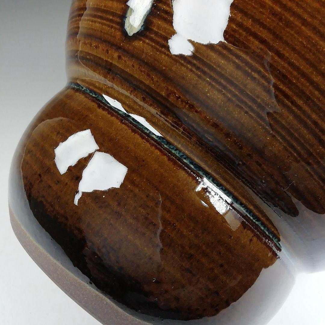 Ｗ１５４　水指　『高取焼』『箪瓢水指』『高取喜恵 造』　共箱　茶道具