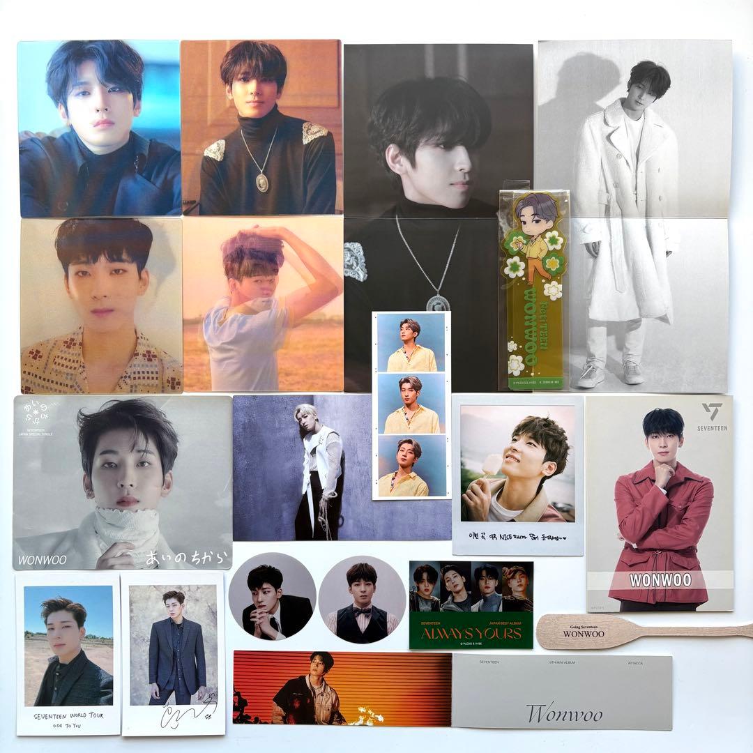 seventeen 缶バッジ　anan ウォヌ　ミンギュ　セブチカフェ　ソウル