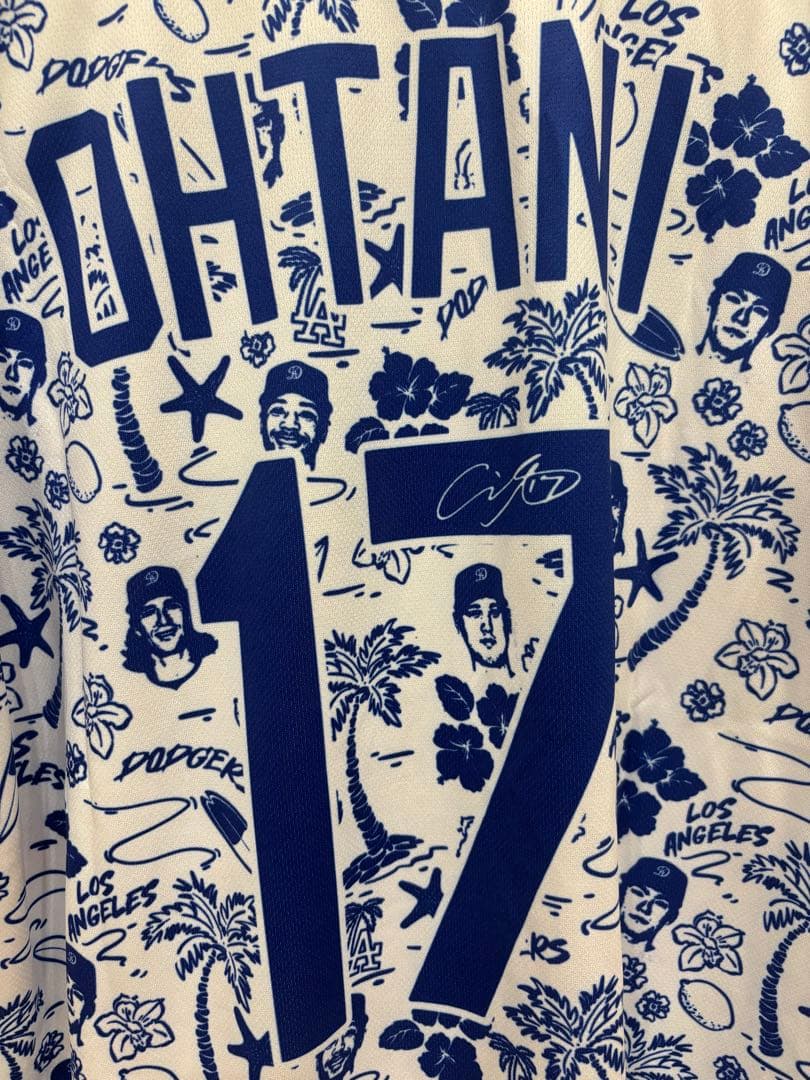 ⭐️期間限定価格⭐️【非売品】大谷翔平 サイン ユニフォーム アロハハワイアンシャツ