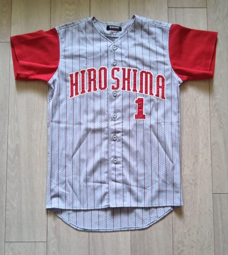 【当時物】広島　カープ　前田智徳　ビジター　ユニフォーム　デサント　S