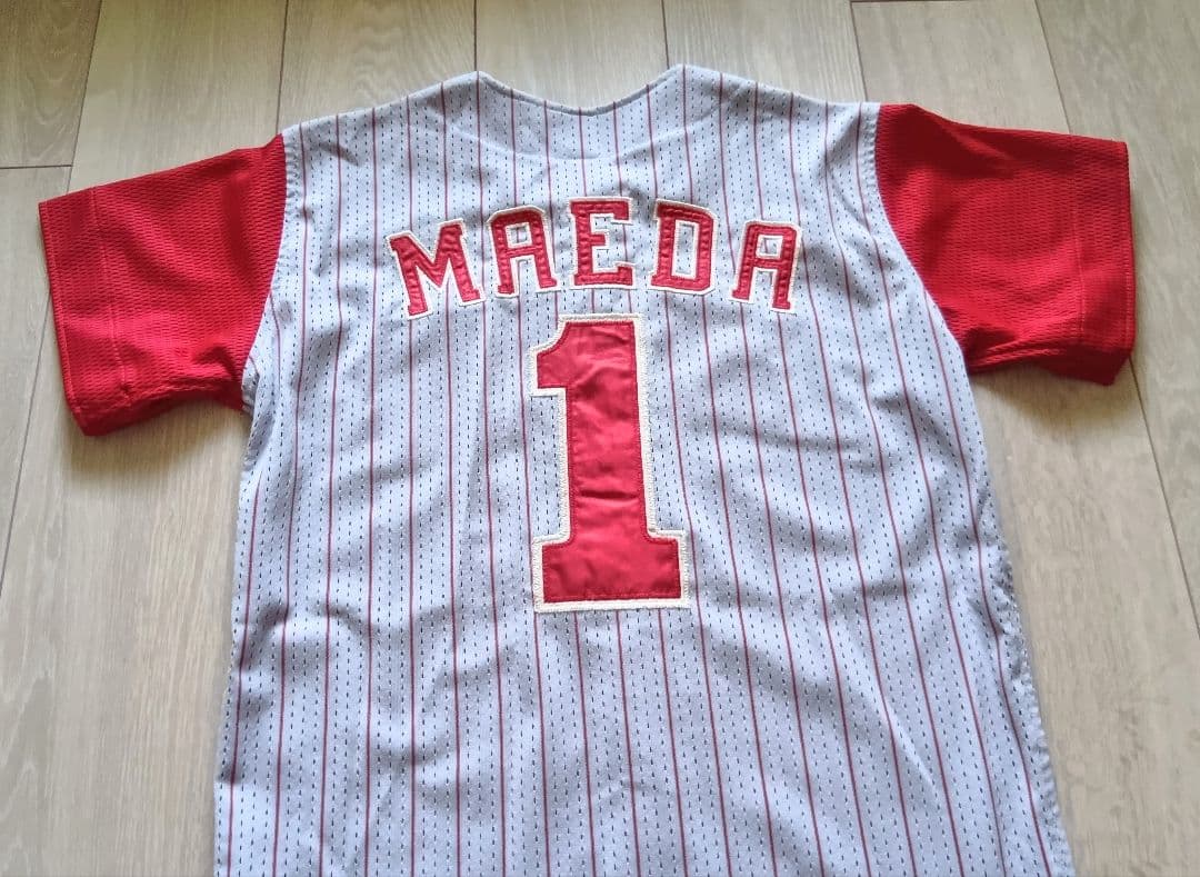 【当時物】広島　カープ　前田智徳　ビジター　ユニフォーム　デサント　S