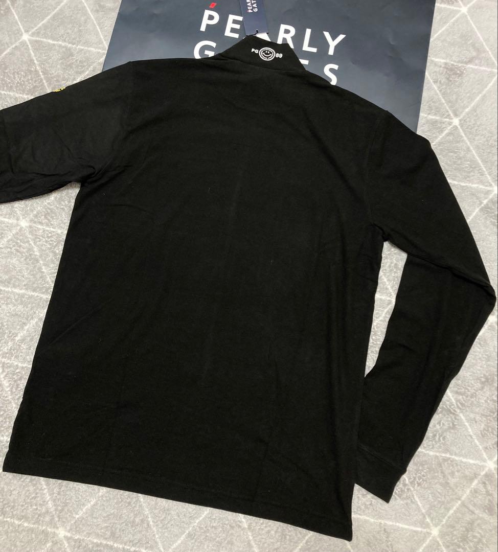 新品 パーリーゲイツ ラグウォームプレミア ハイネックカットソー(6)LL/濃紺