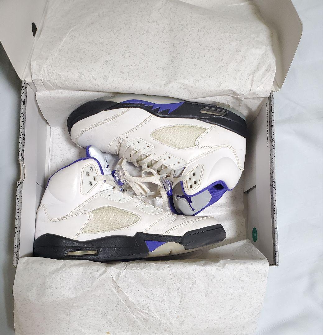 Air Jordan 5 ホワイト/パープル