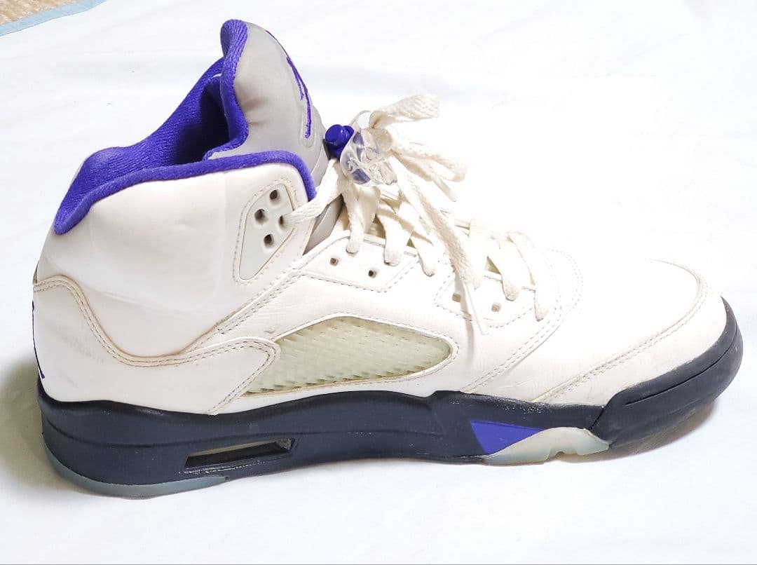 Air Jordan 5 ホワイト/パープル