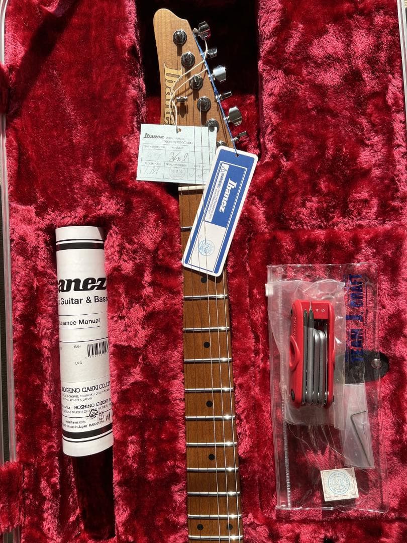 Ibanez AZ2402L Prestige厳選ネック材貴重！レフティー　左用