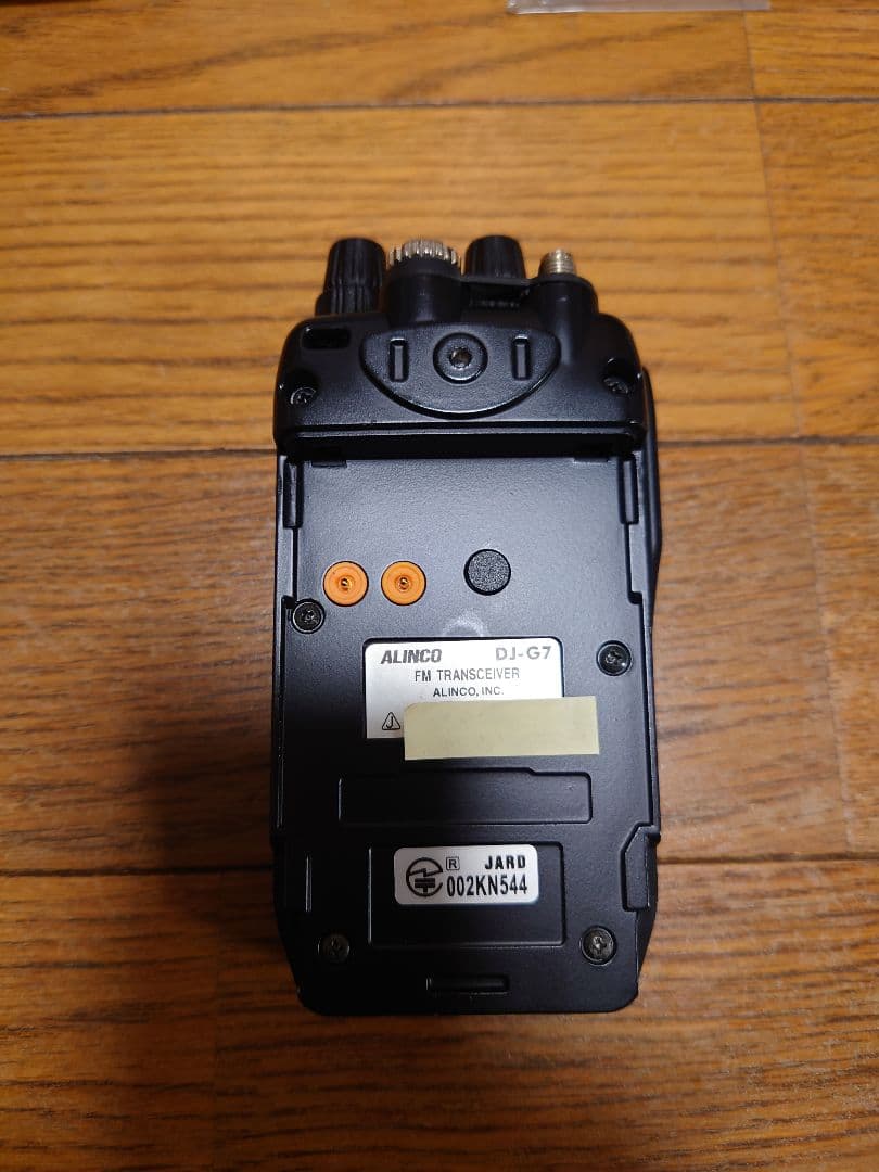 【製造中止、絶版品】DJ-G7(DJG7)本体以外の付属品は新品 1200MHZ