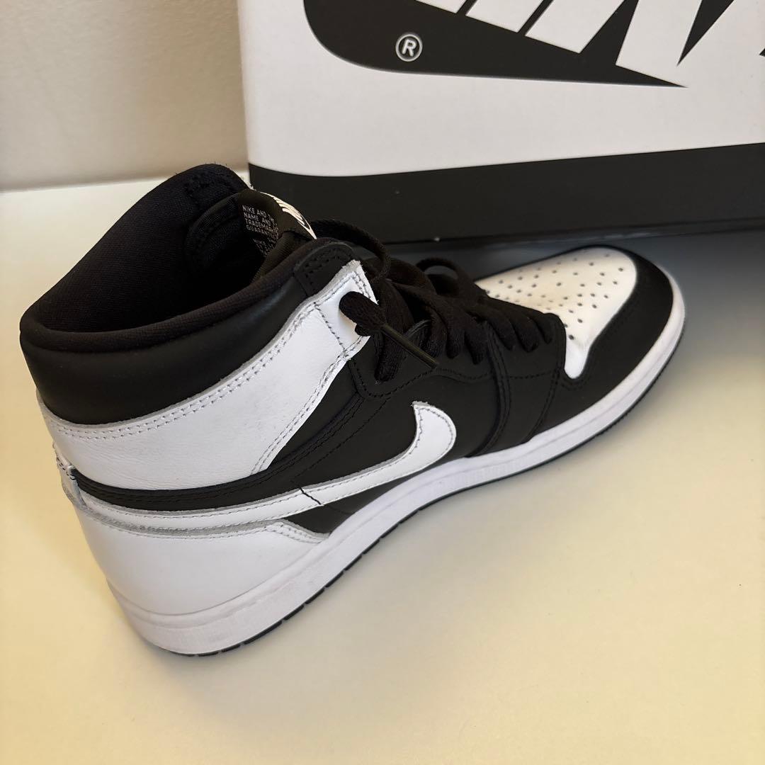 エアジョーダン1 HIGH OG BLACK and WHITE 26.5