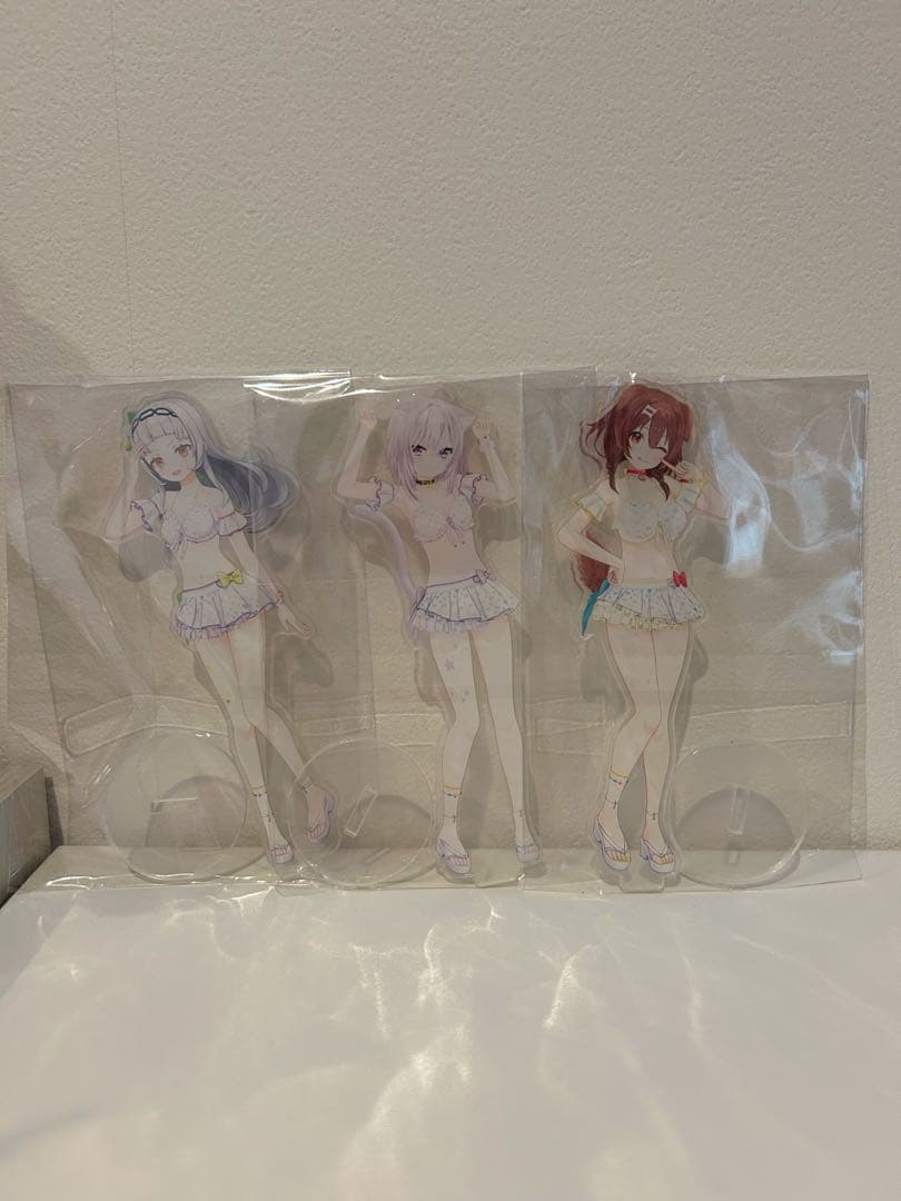 ホロライブ　水着　アクリルスタンド　１７点セット♡ おまけステッカー付き‼️