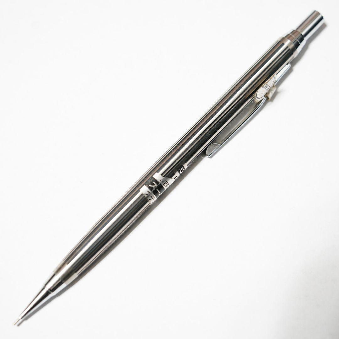 Newman　スーパー5　廃盤シャープペンシル　ストライプ　蝕刻　ニューマン