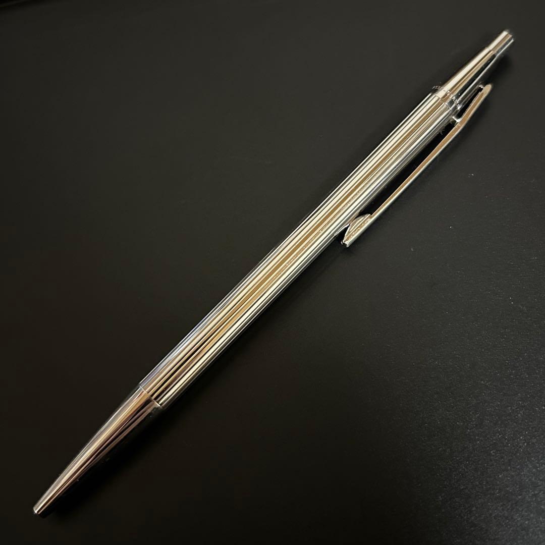 モンブラン ノブレス スリムライン ボールペン シルバー プレート