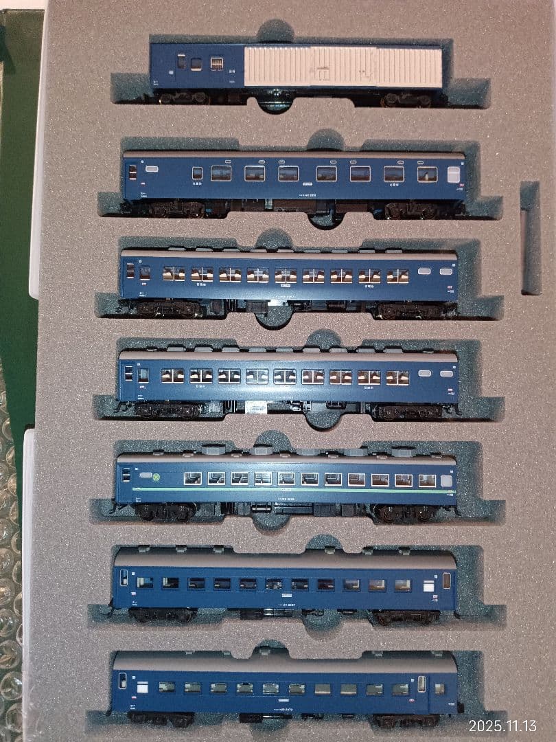 KATO 10-816 10系 寝台急行「能登」 7両基本セット