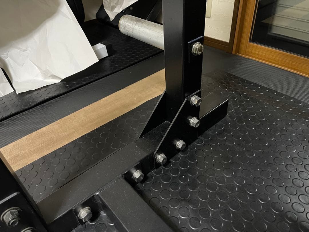 【引取り】ハーフラックとしても使えます パワーテック パワーラックセット