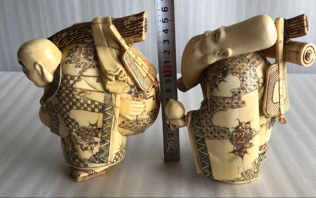 七福神 細密彫刻 時代物 縁起物 開運 置物 商売繁盛 彫刻