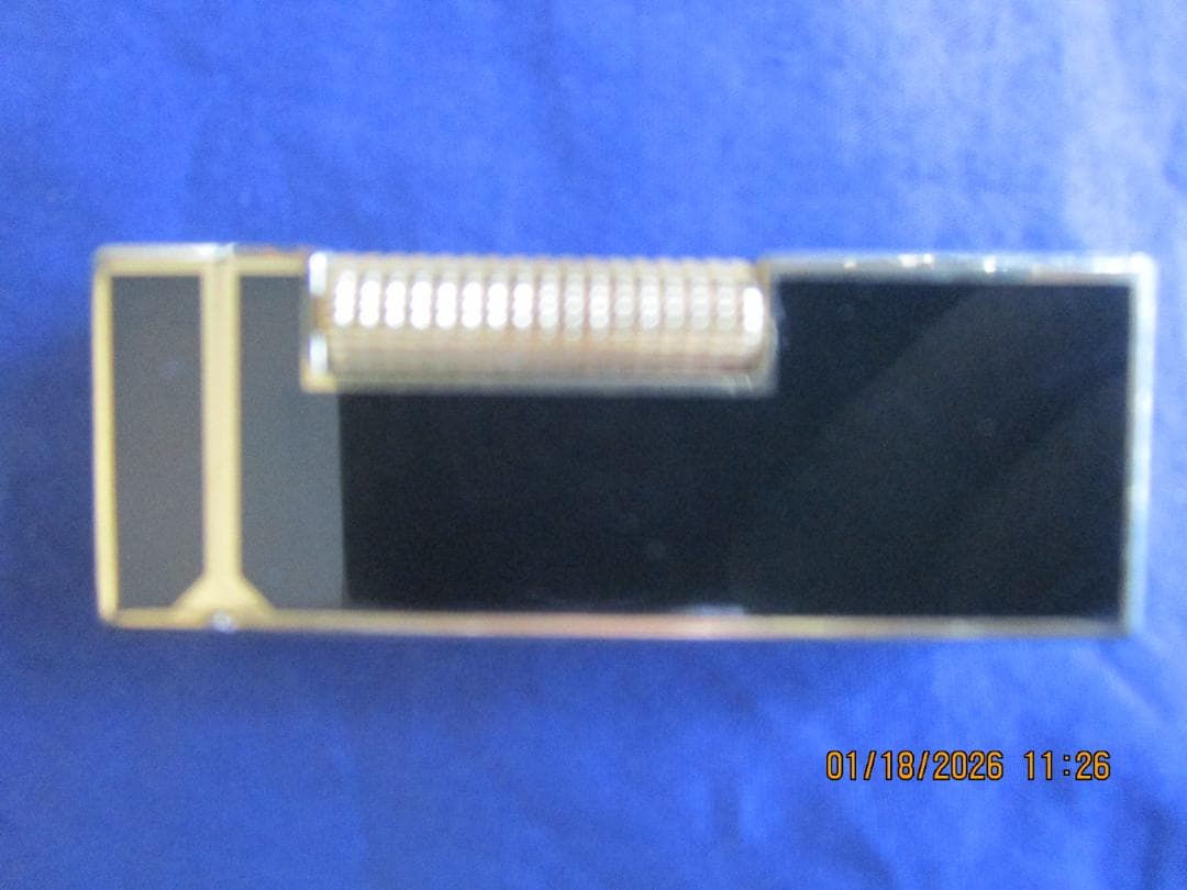 ダンヒル　ガスライター　箱・説明書あり　発火未確認　程度は良さそうです。