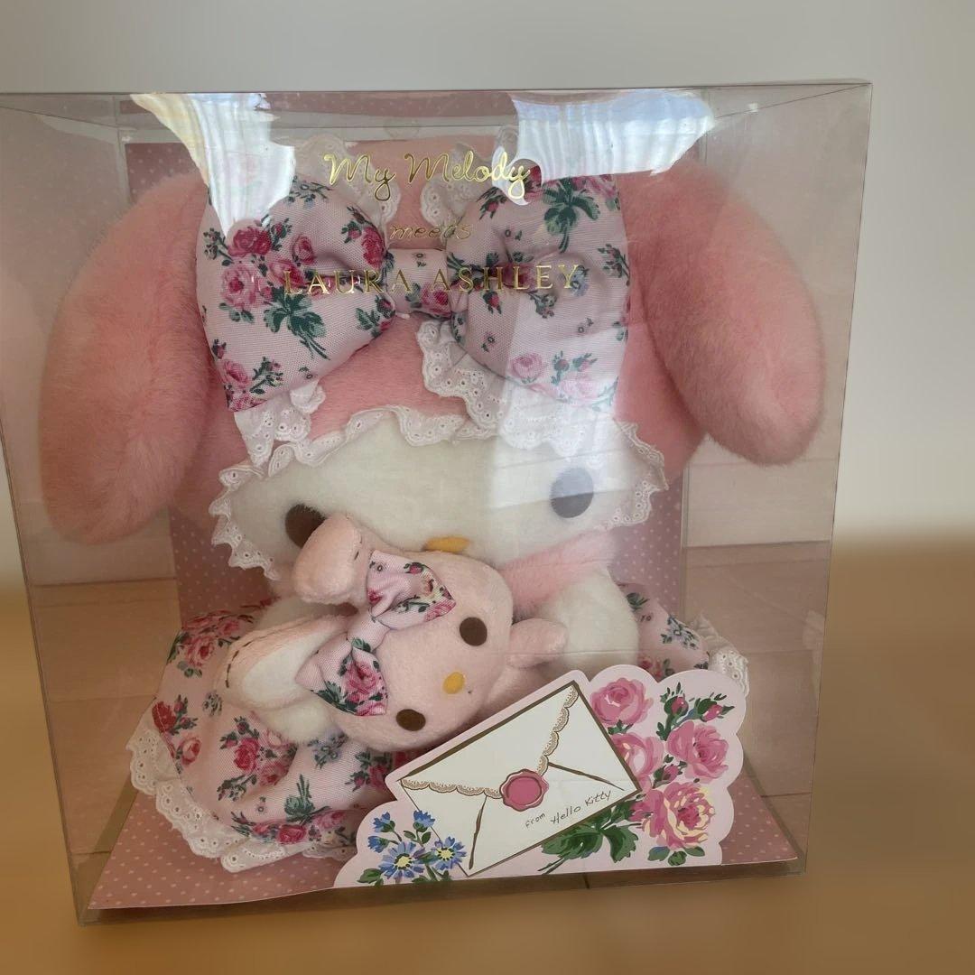 マイメロディ × ローラアシュレイ コラボ ぬいぐるみ 30cm 美品 激レア