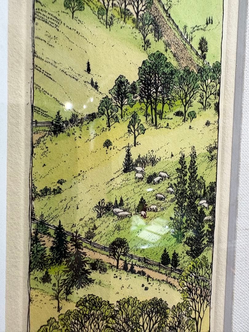 S.HUNT.WULKOWICZ スーザン・ハント・ウォルコッツ　手彩色銅版画