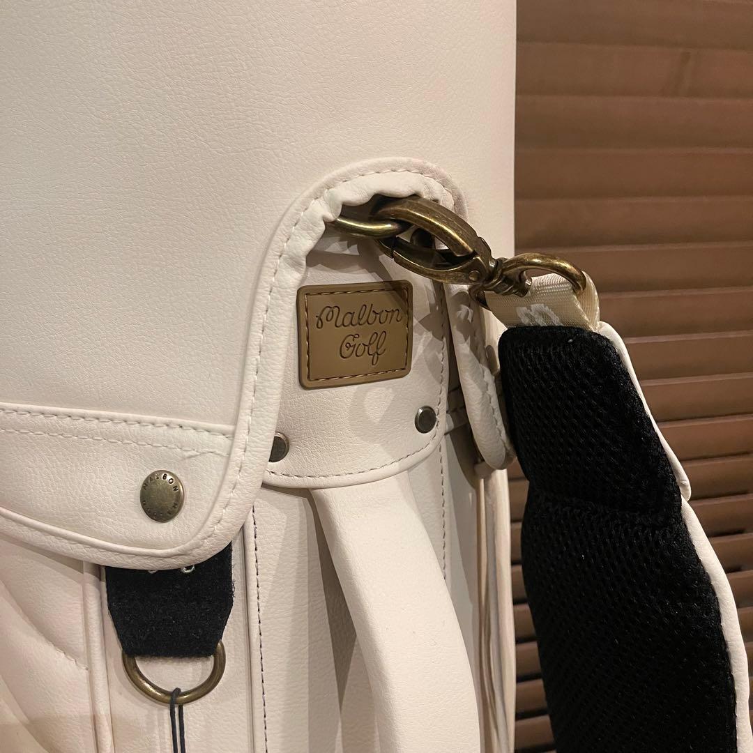 【即発送】MALBON マルボンゴルフ キャディバッグ ゴルフバッグ 緑白