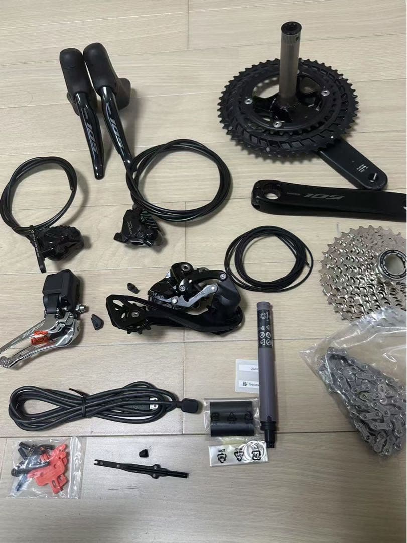 SHIMANOシマノ R7170 105 2x12s 電動Di2 グループセット