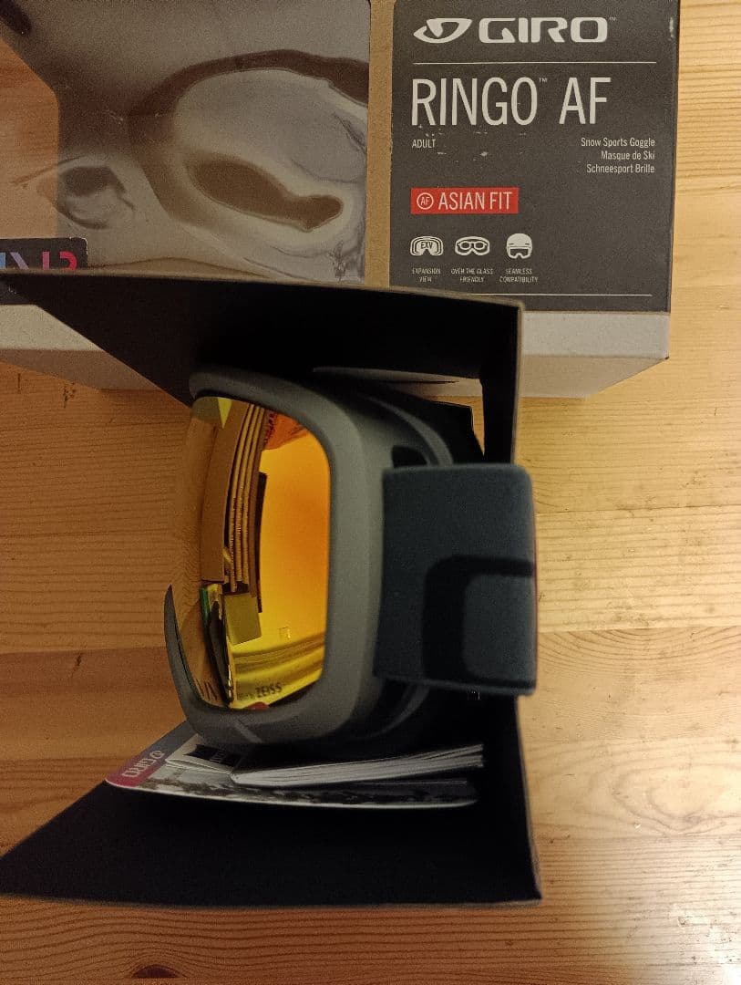新品未使用GIRO RINGO AFゴーグル グレー アジアンフィット