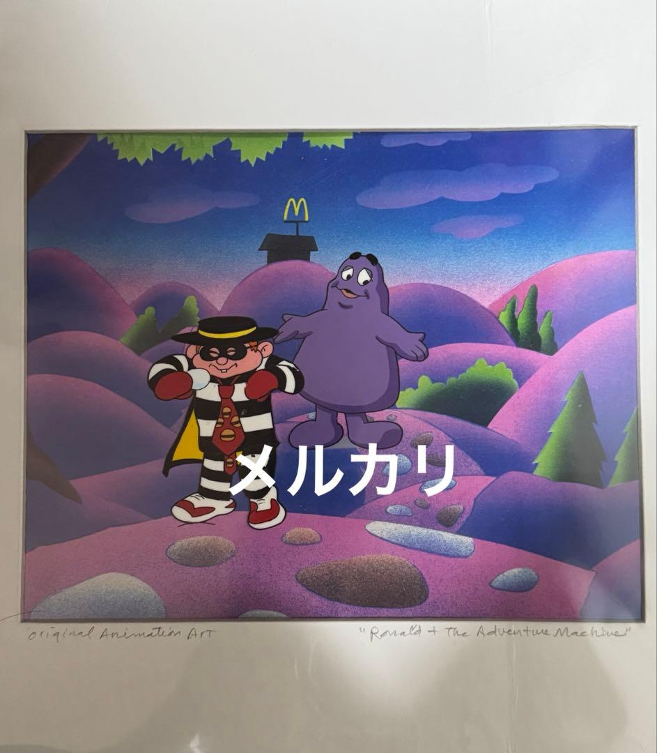 80s ヴィンテージ セル画 マクドナルド アート オリジナル 非売品 額なし