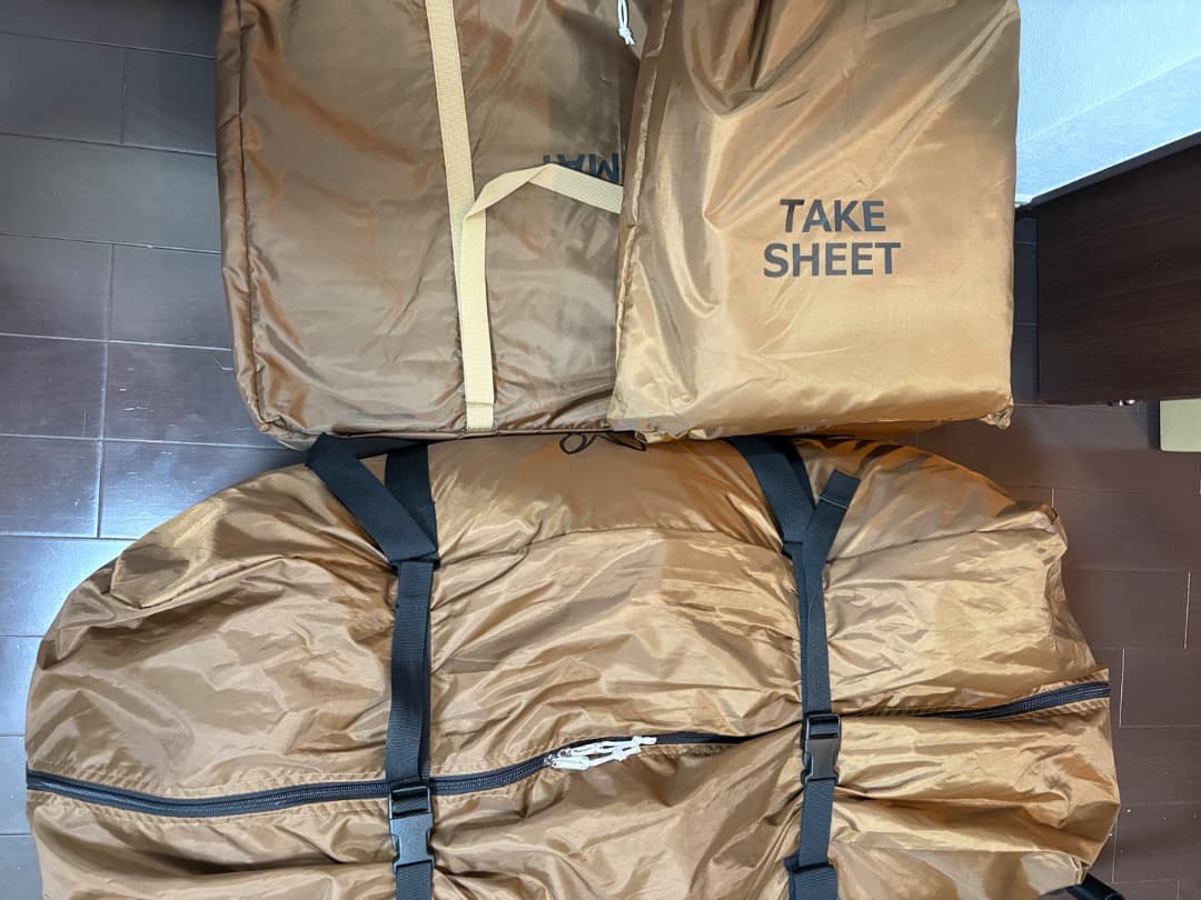 DOD タケノコテント2 タン グランドシート×2 タケノコマット