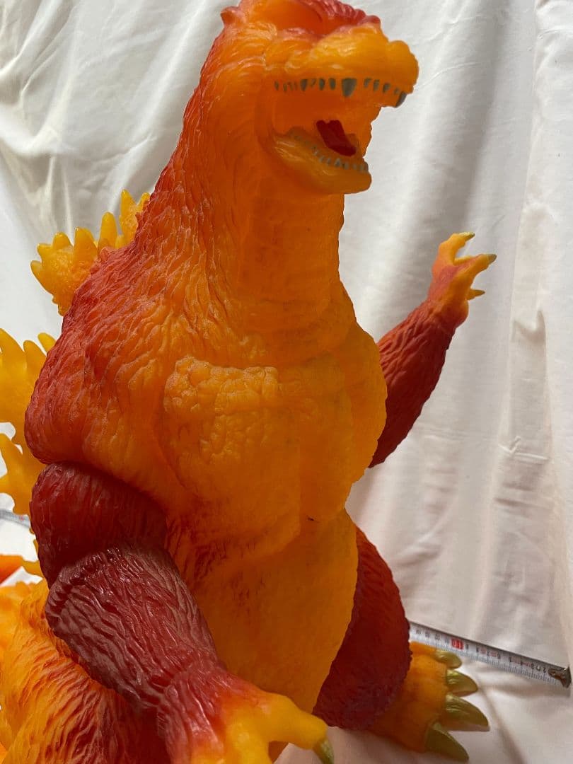 ゴジラ ソフビ フィギュア メモリアル ナンバー付 高さ65㎝長さ120㎝