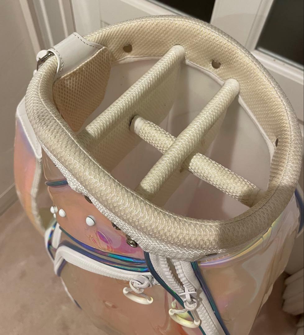 yuki様【お値下げ】HONMA ホンマ　レインボー　透明 キャディバッグ