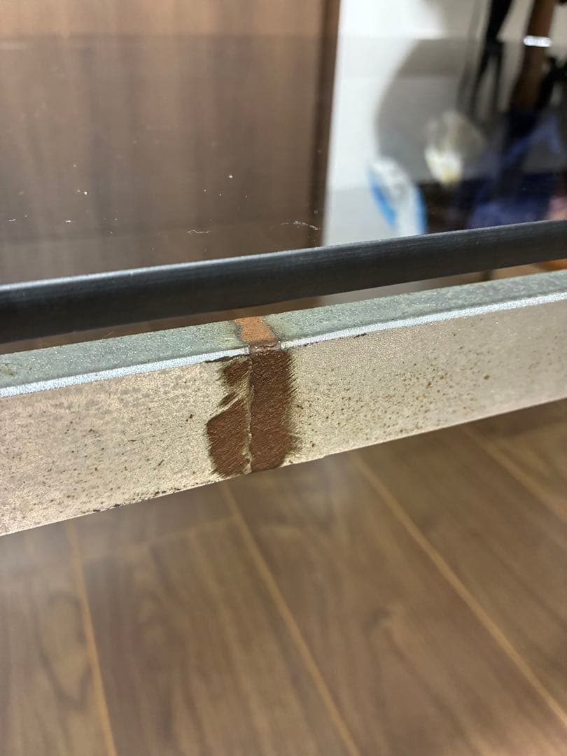 猫足　テーブル　オールドマルニ？　金属製　ヴィンテージ　レトロ　アンティーク