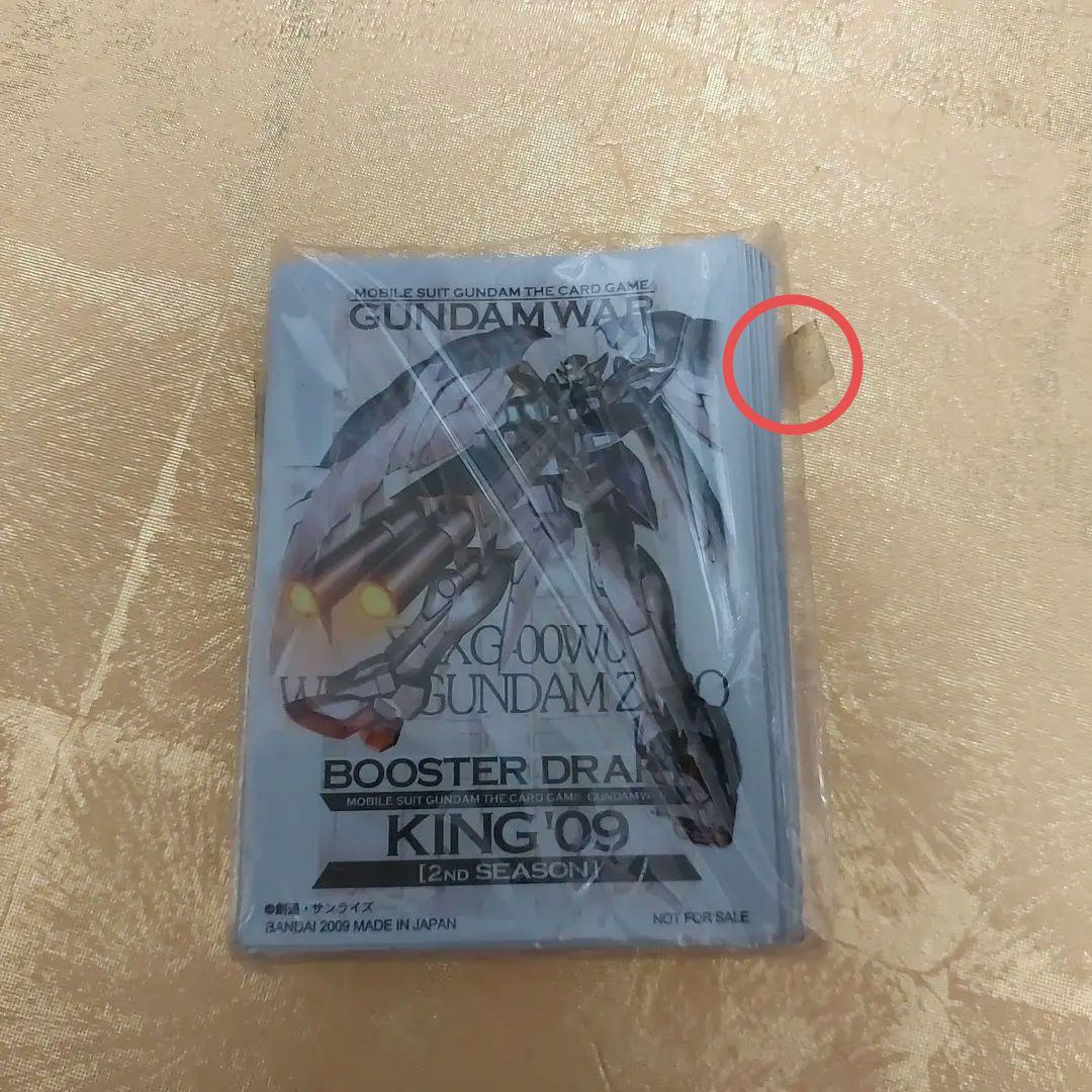 ウイングガンダムゼロカスタム スリーブ 未開封品 ガンダムウォー 大会優勝景品