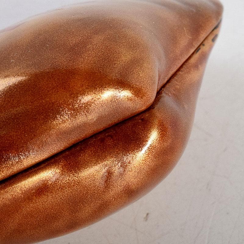 茶道具　輪島塗　江尻玄舟作　金蒔絵　蛤　香合　共箱　V　8832