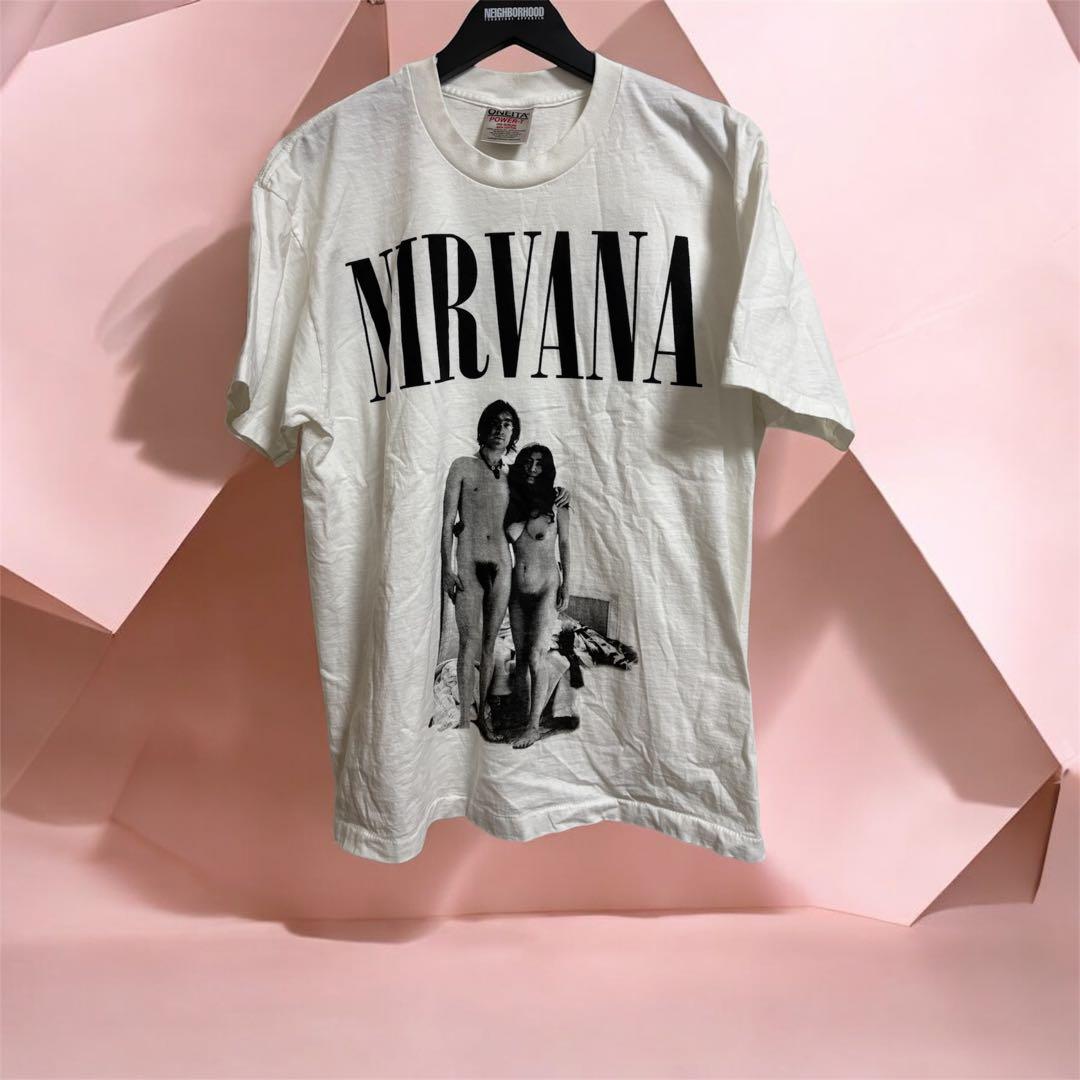 貴重！NIRVANA Tシャツ ジョンレノン　オノヨーコ　バンドT