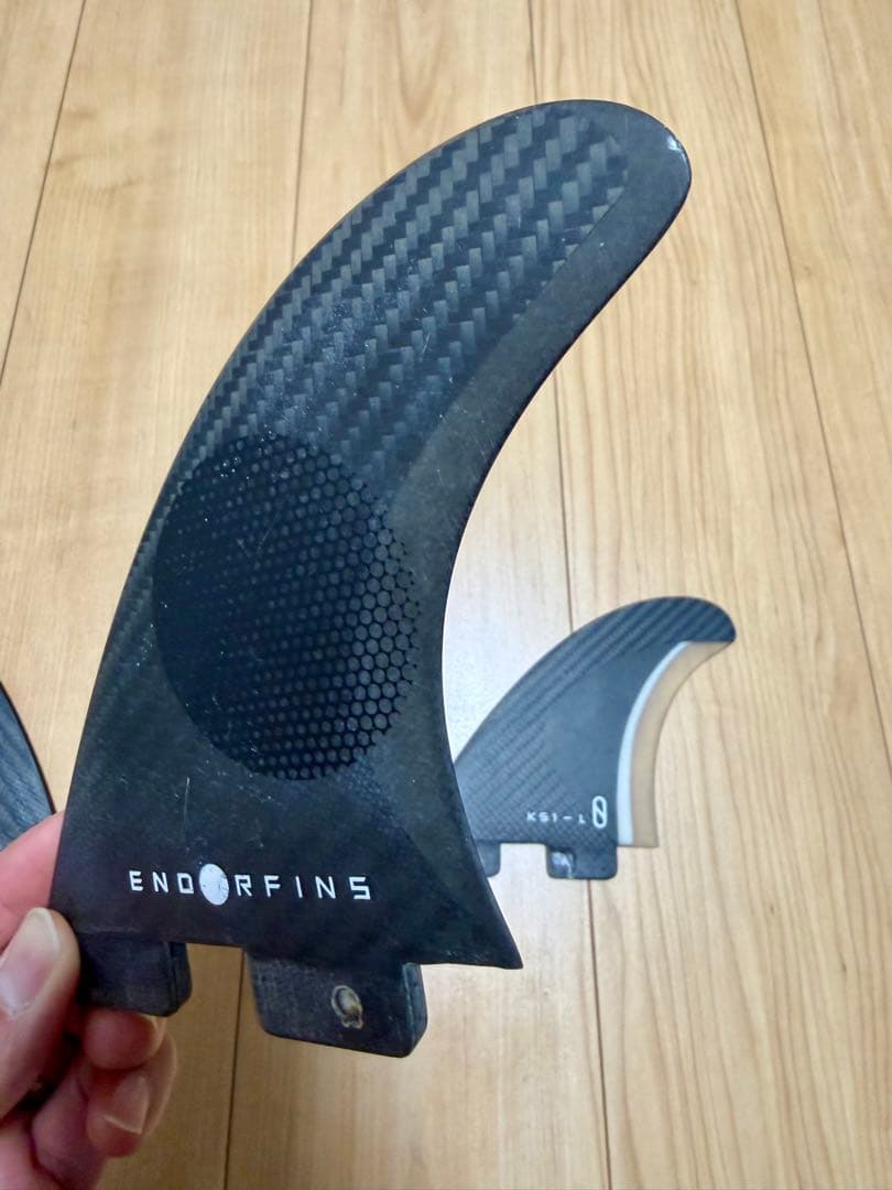 ENDORFINS KS1/サーフボードフィン 3FIN Lサイズ