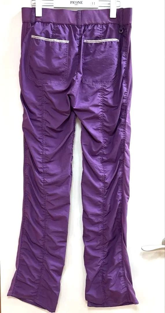 Heal Creek パープル レディース ストレッチ ゴルフパンツ