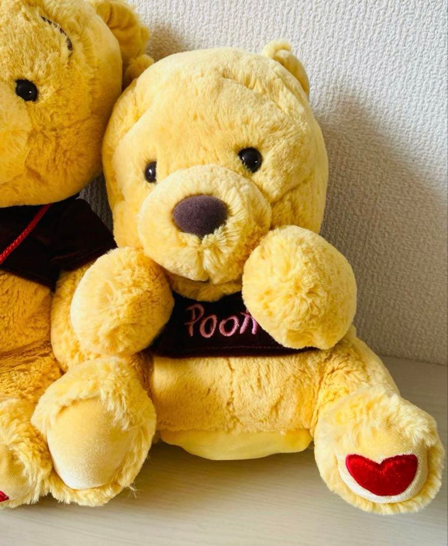 プーさん バレンタイン 限定 ぬいぐるみ パペット Disney Pooh